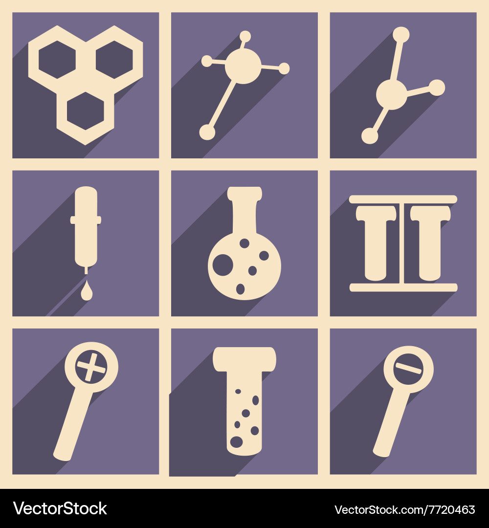 Flat with shadow concept and mobile application Vector Image