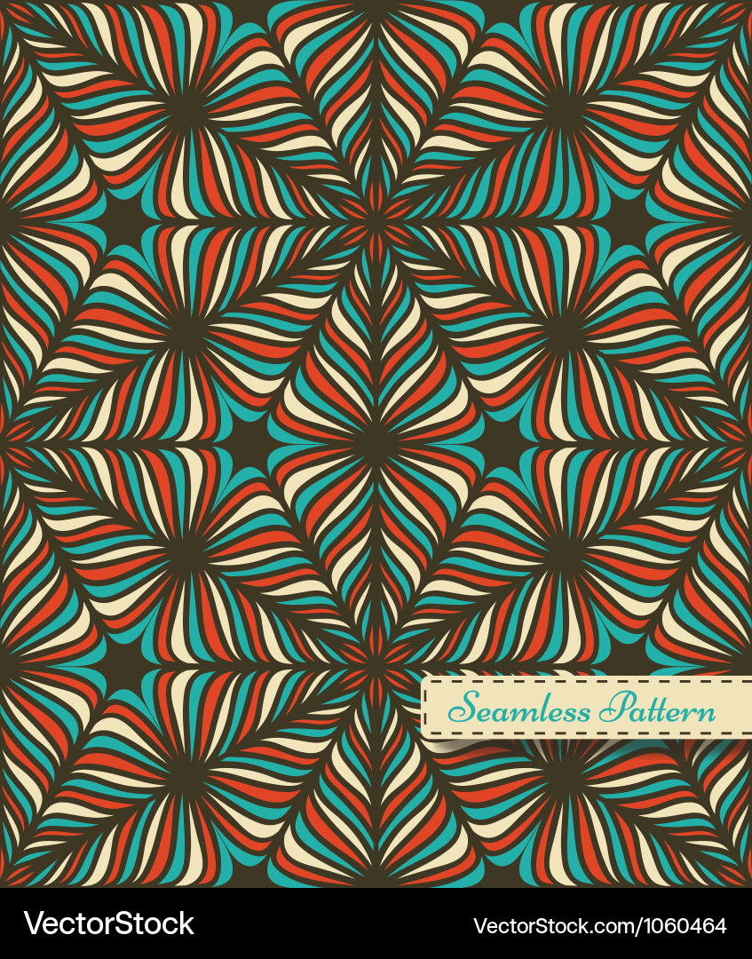 Abstract Colored Line Pattern vector image