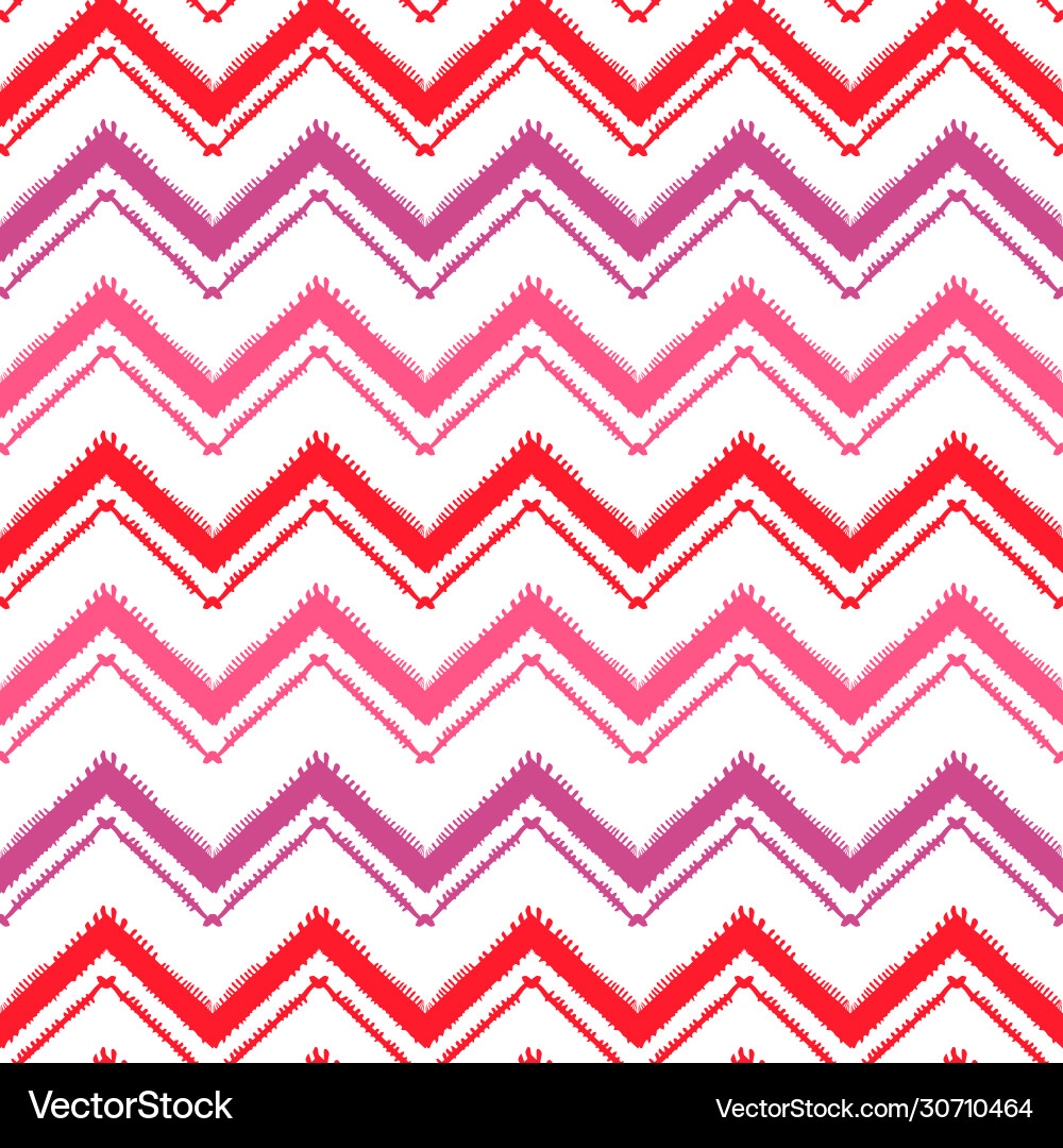 Abstract colorful coral zigzag line pattern Abstract colorful coral zigzag line pattern vector image