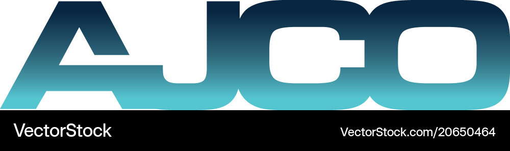 Ajco Logo Design Template Ajco Logo Design Template vektorbild