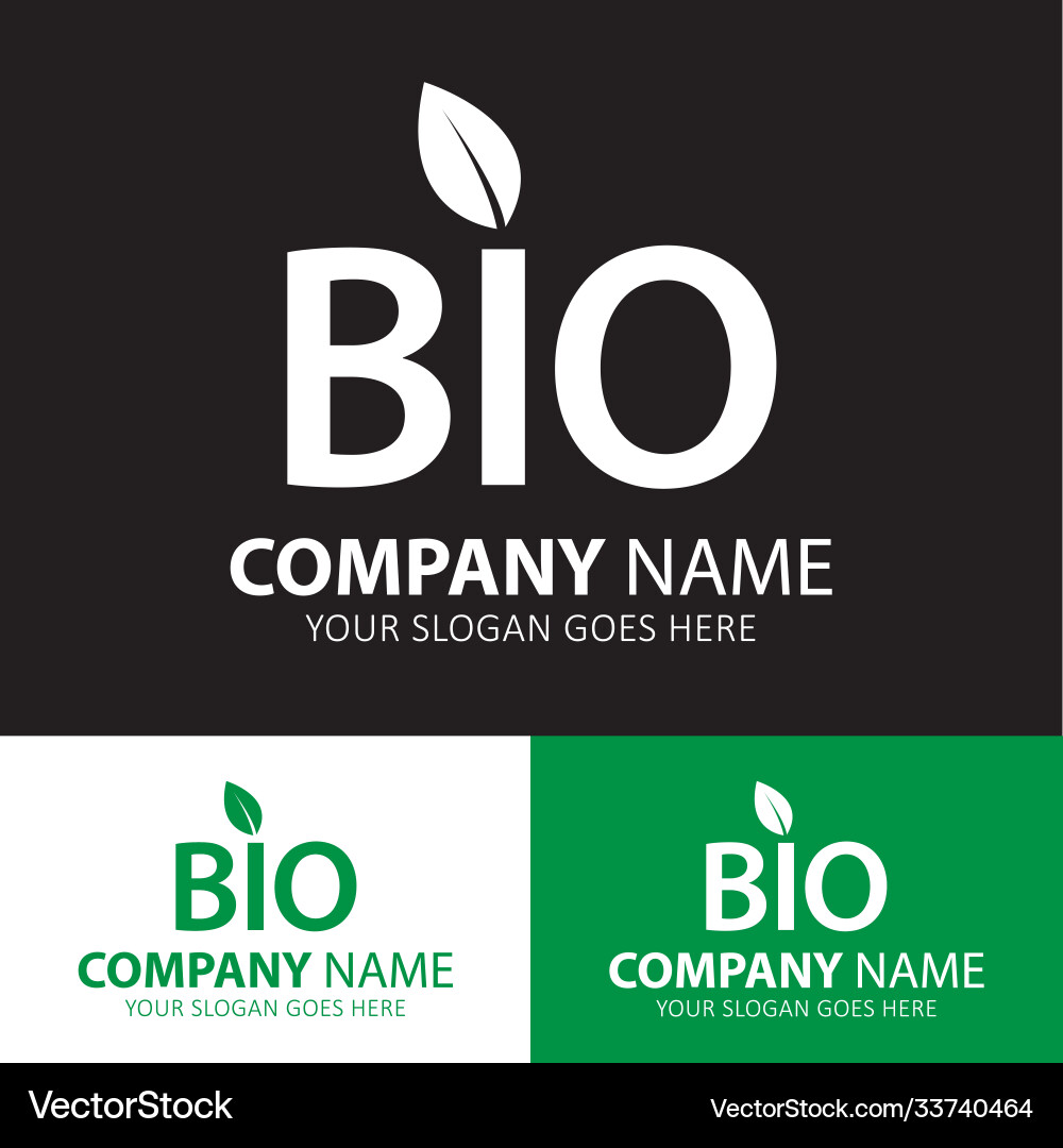 Bio icon for web and mobile Vector Image