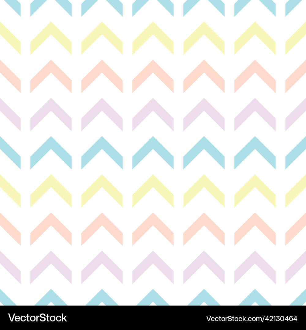 Geometric chevron pattern colorful abstract Vector Image