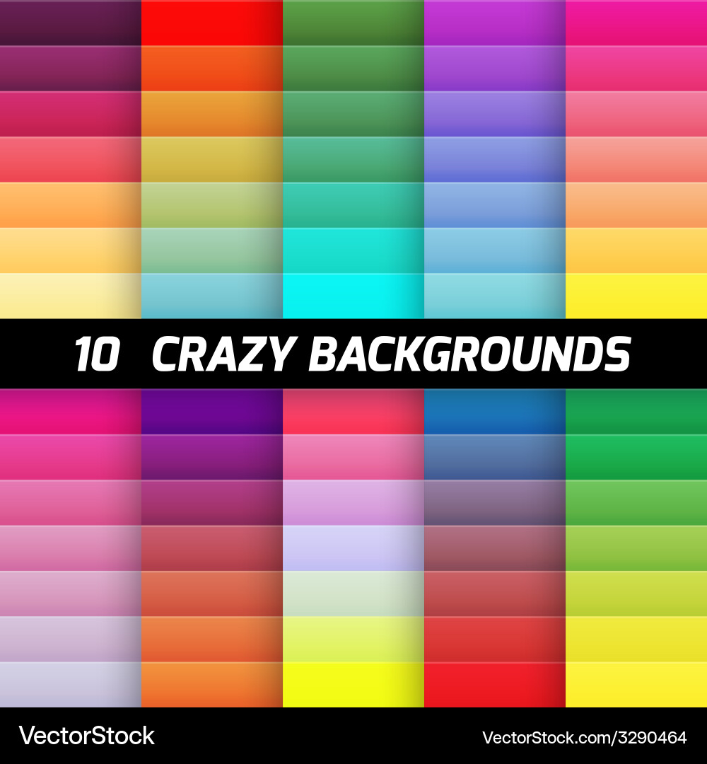 Gradient Color Background Elements Vector Image