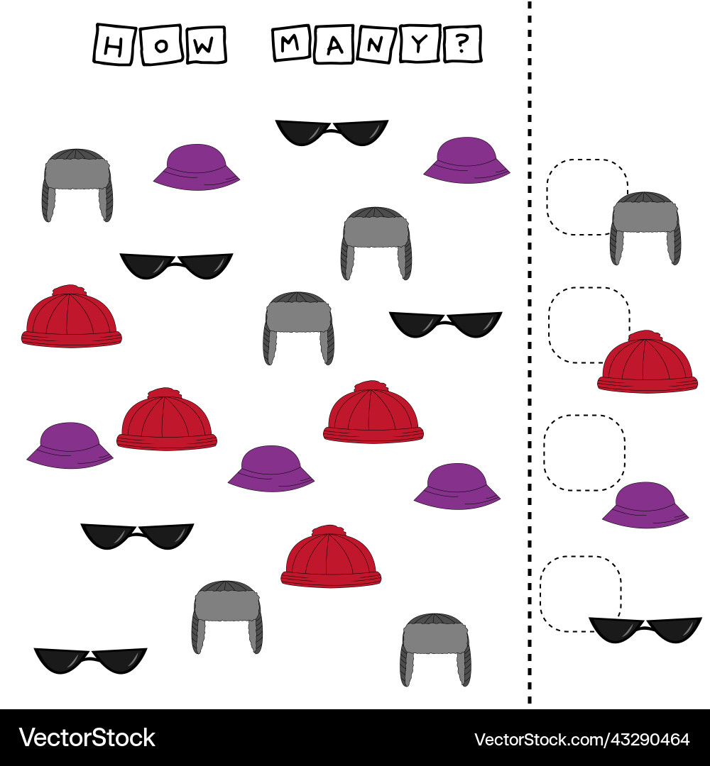 How many 2 How many 2 vector image
