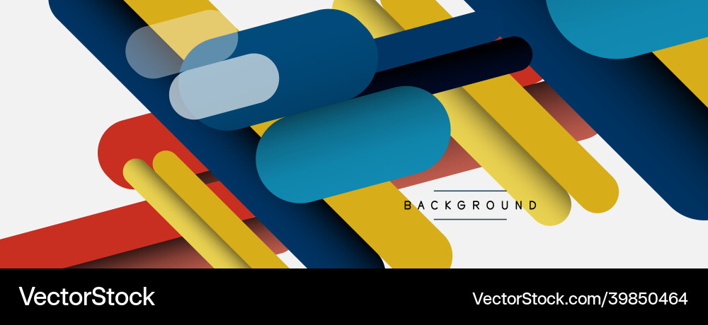 Overlapping round shapes and lines background Overlapping round shapes and lines background vector image