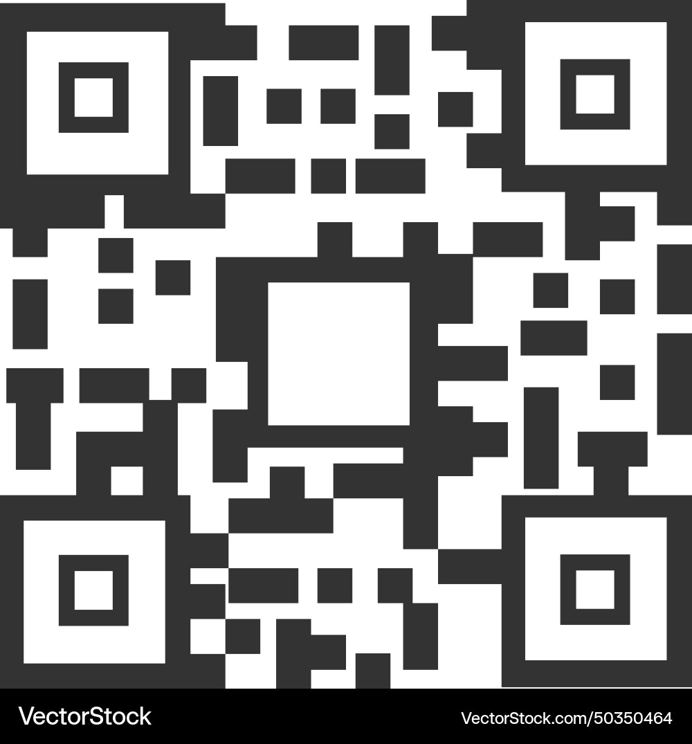 Qr scan code vector image
