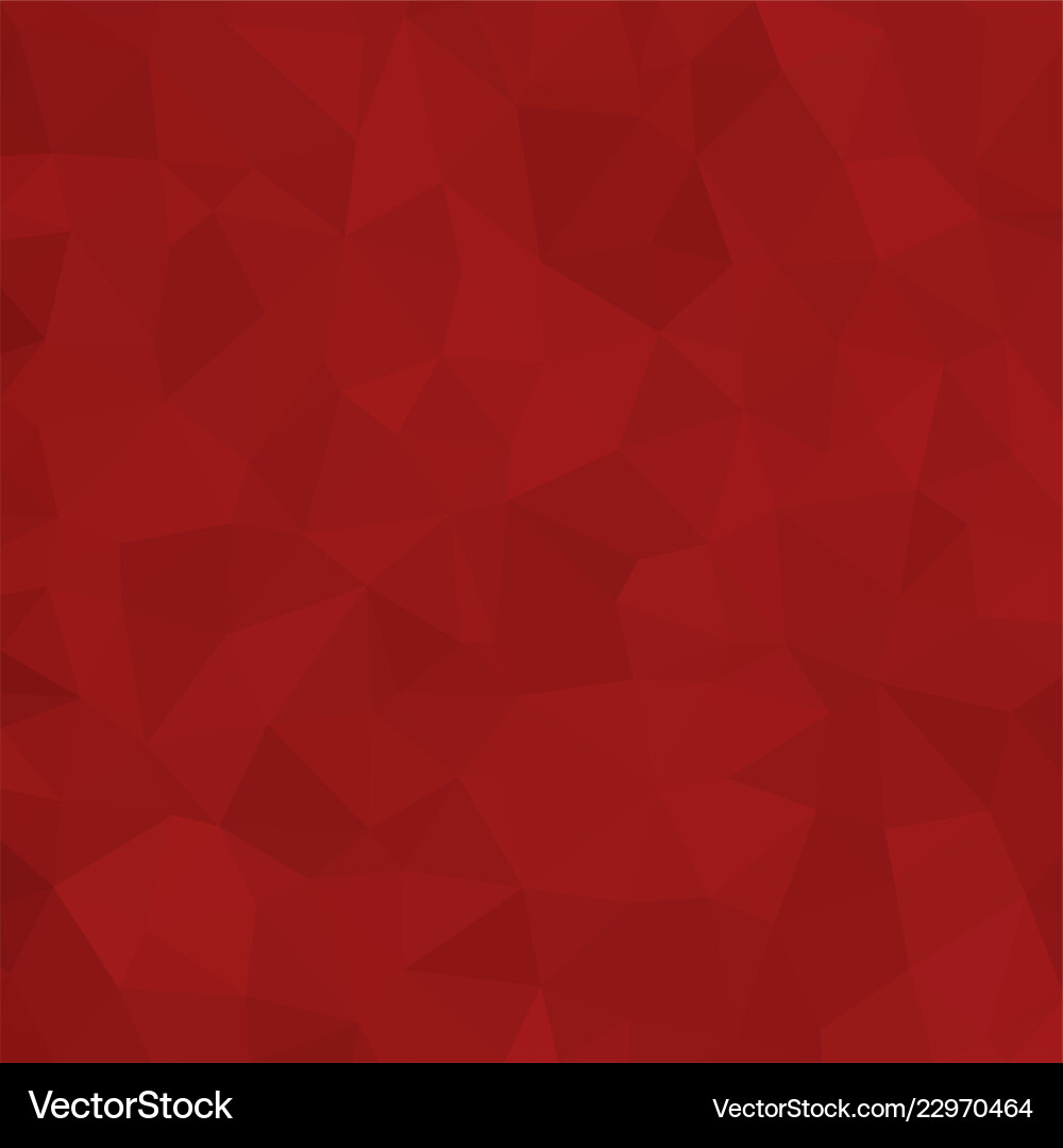 Red triangular low poly mosaic abstract pattern Red triangular low poly mosaic abstract pattern vector image