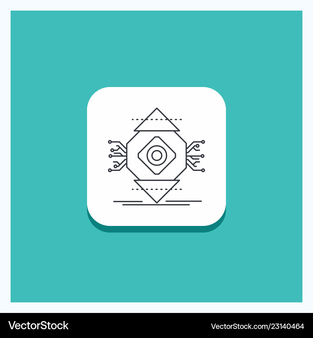 Round button for ubicomp computing ubiquitous Round button for ubicomp computing ubiquitous Vector Image