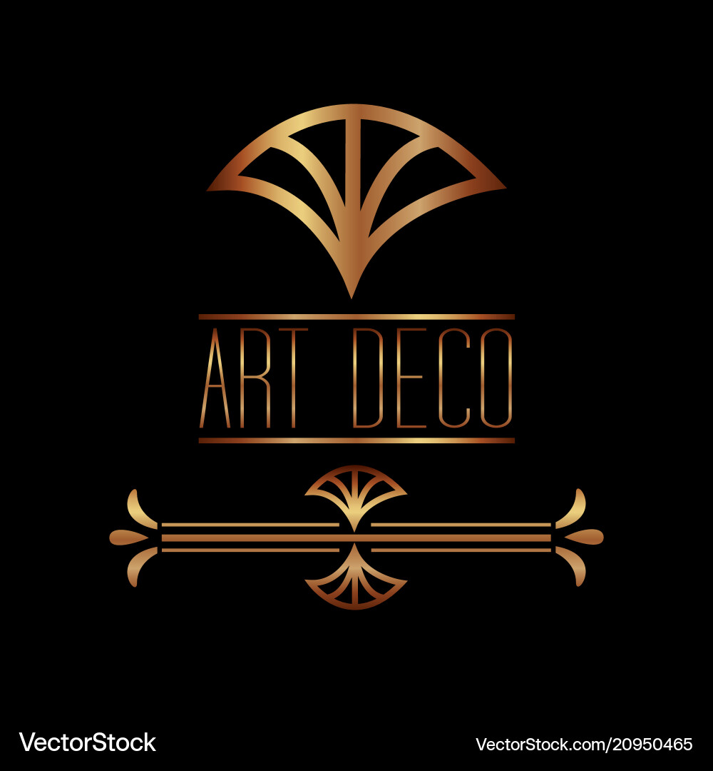 Art deco goldene Rand Abdeckung Rahmen Stil Art deco goldene Rand Abdeckung Rahmen Stil vektorbild