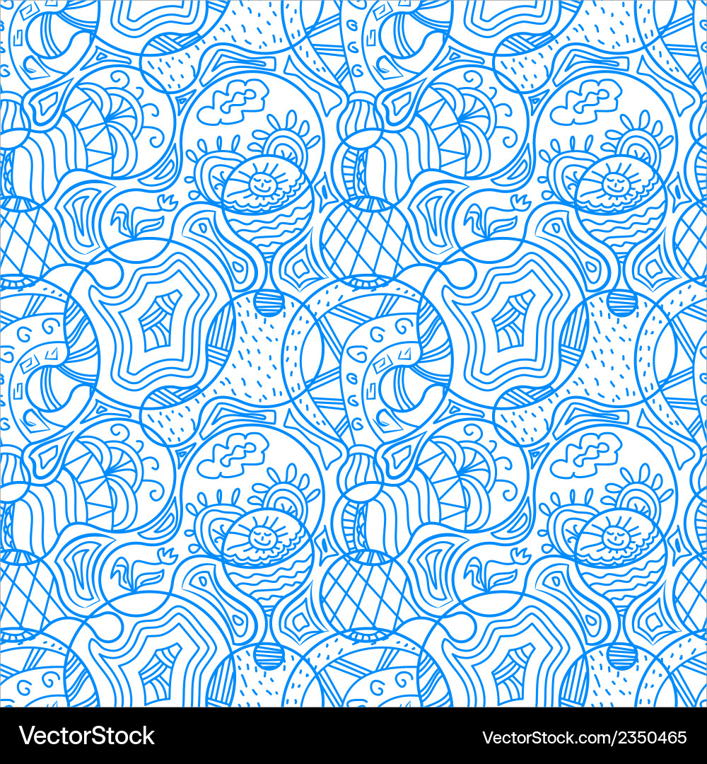 Seamless abstract pattern vector image