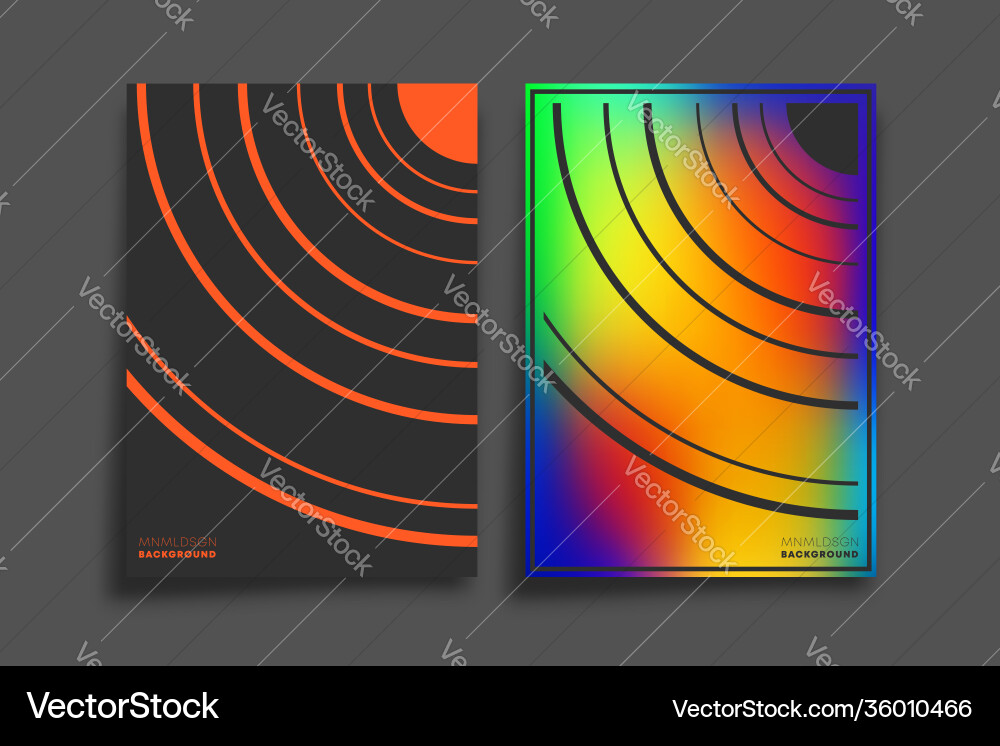 Gradient and minimal line design for background vector image