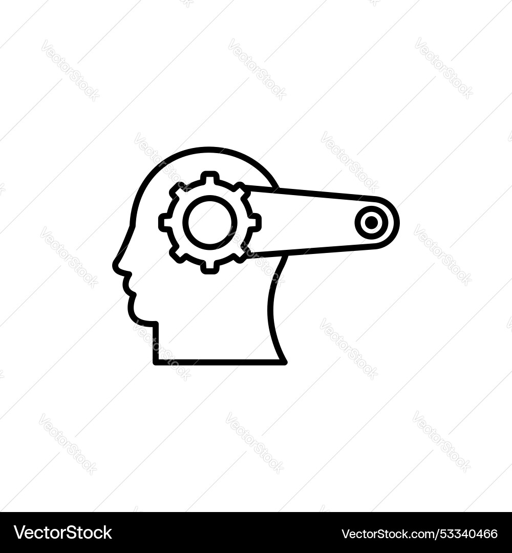 Interpretation icon set critical data analysis Vector Image