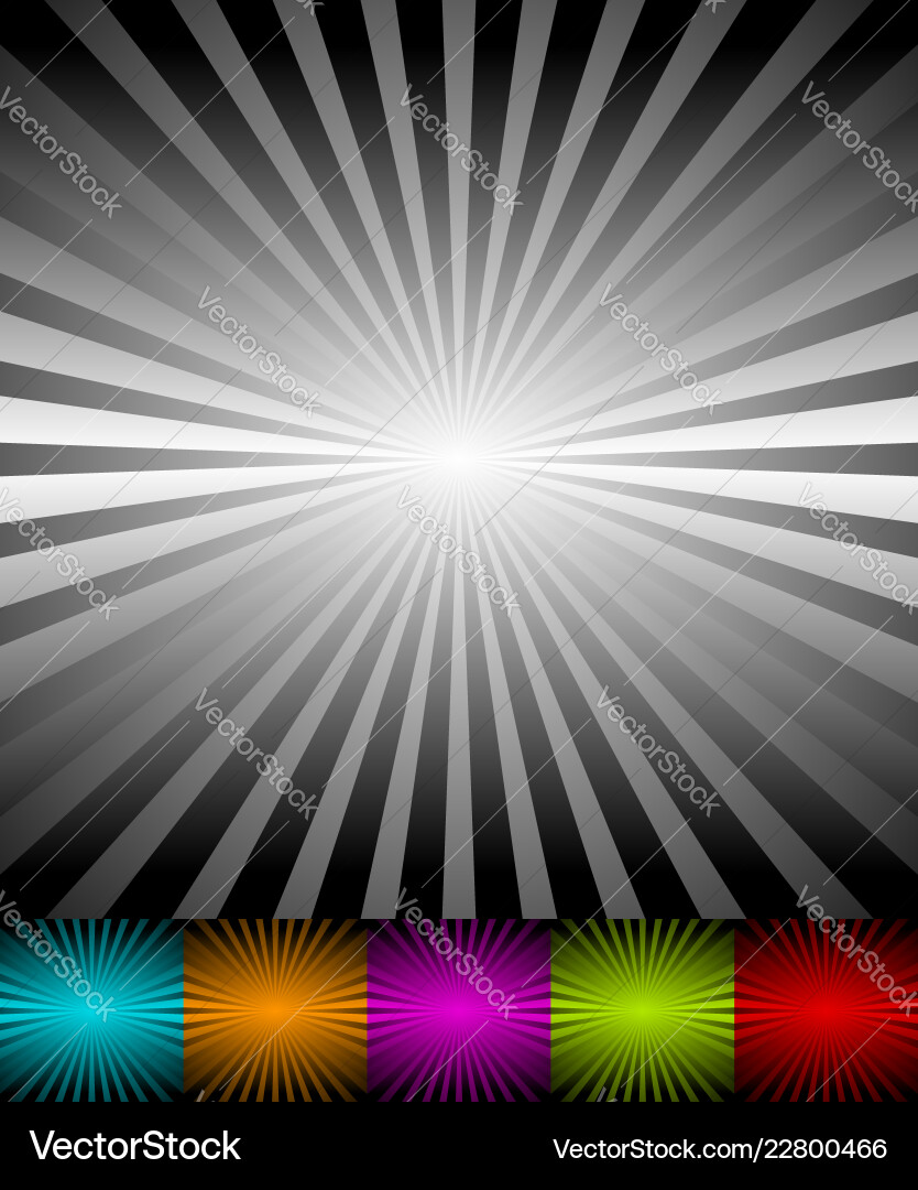 Radiating converging lines rays background known Radiating converging lines rays background known vector image