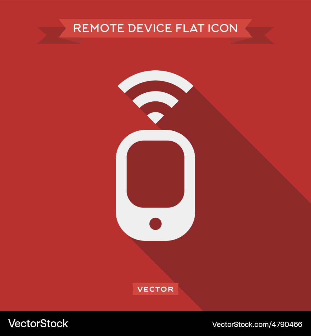 Remote device that transmits a signal vector image