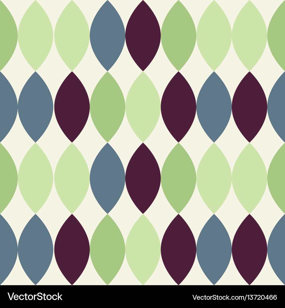 Retro Atomic Geometric Pattern Royalty Free Vector Image