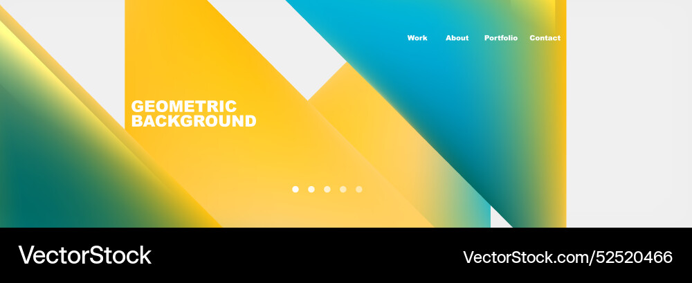 Triangle minimal web site page background design Triangle minimal web site page background design vector image