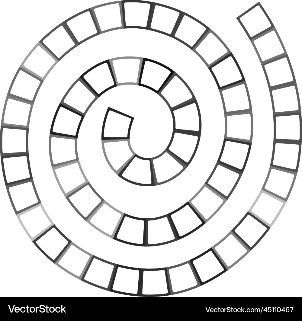 Abstract futuristic spiral maze pattern template Abstract futuristic spiral maze pattern template vector image