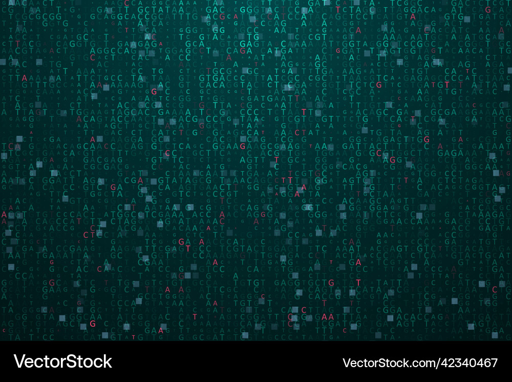 Big genomic data visualization Big genomic data visualization Vector Image