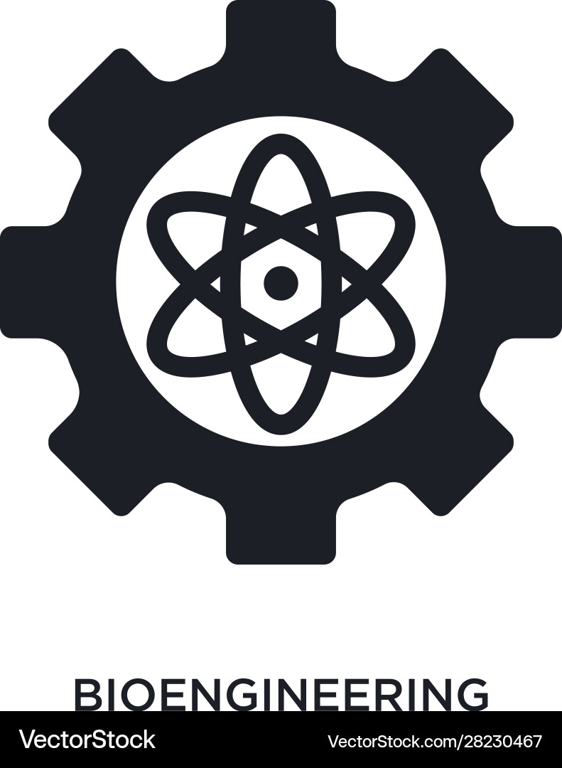 Bioengineering isolated icon simple element from vector image