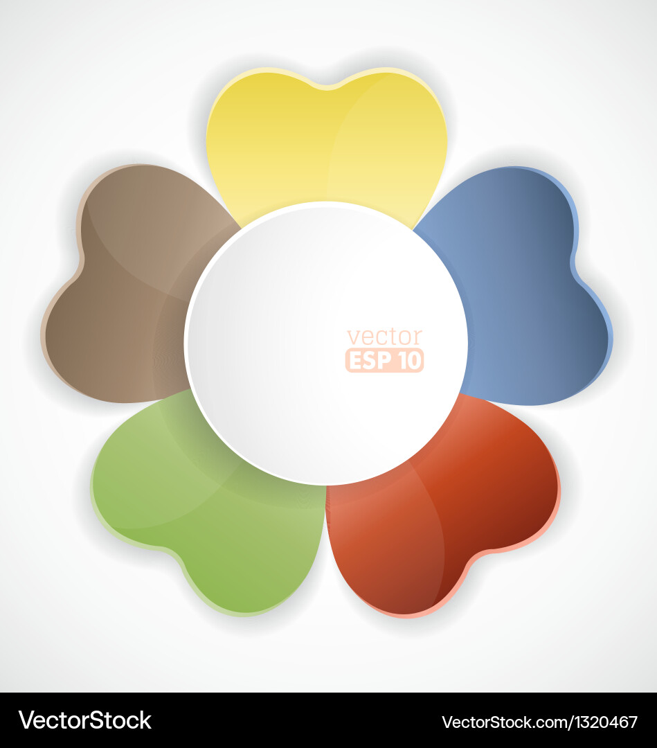 Design template with place for text Vector Image