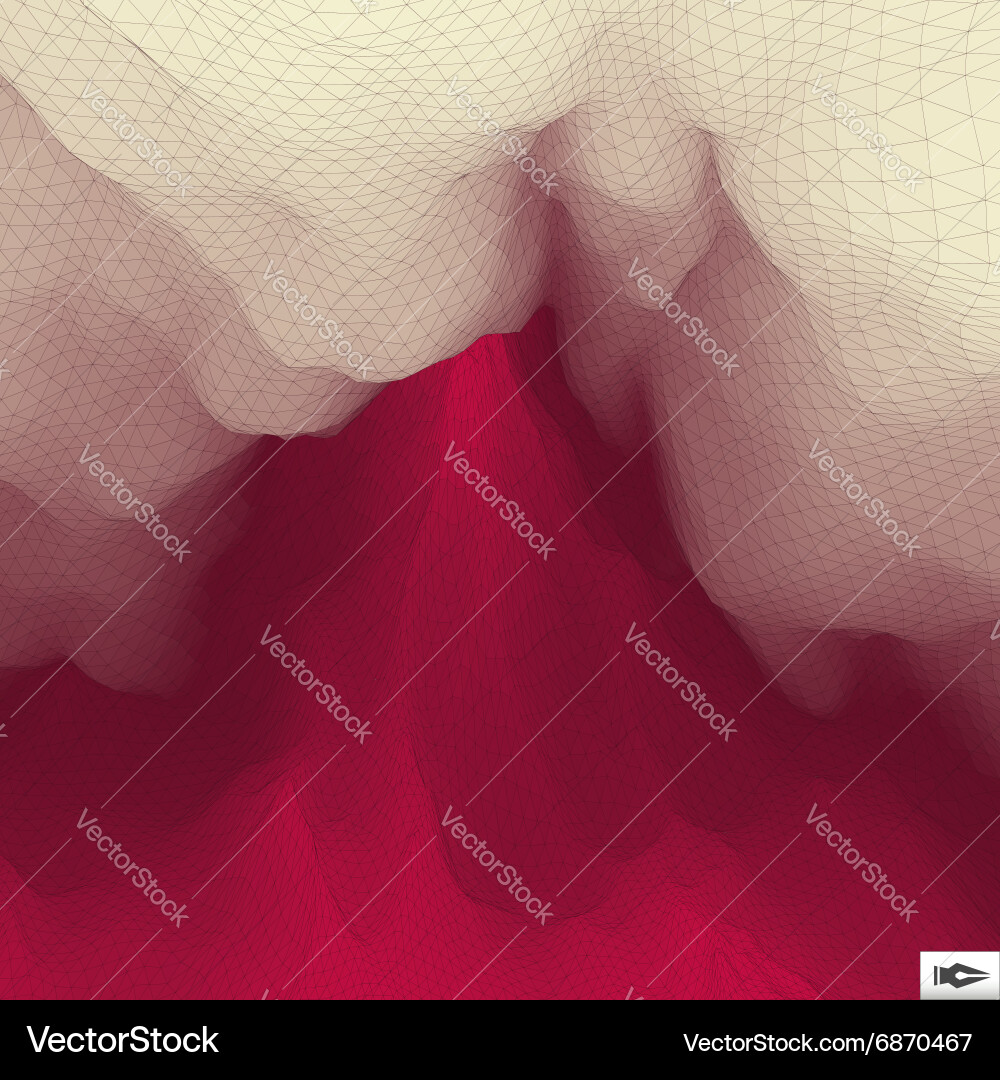 Polygonal Abstract Mesh Background Vector Image