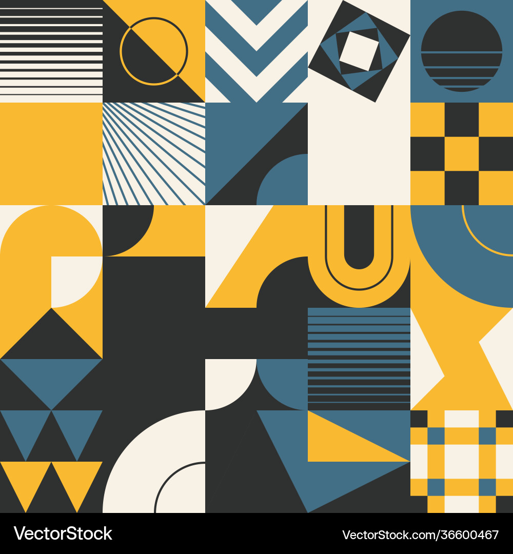 Square form abstract pattern design Square form abstract pattern design vector image