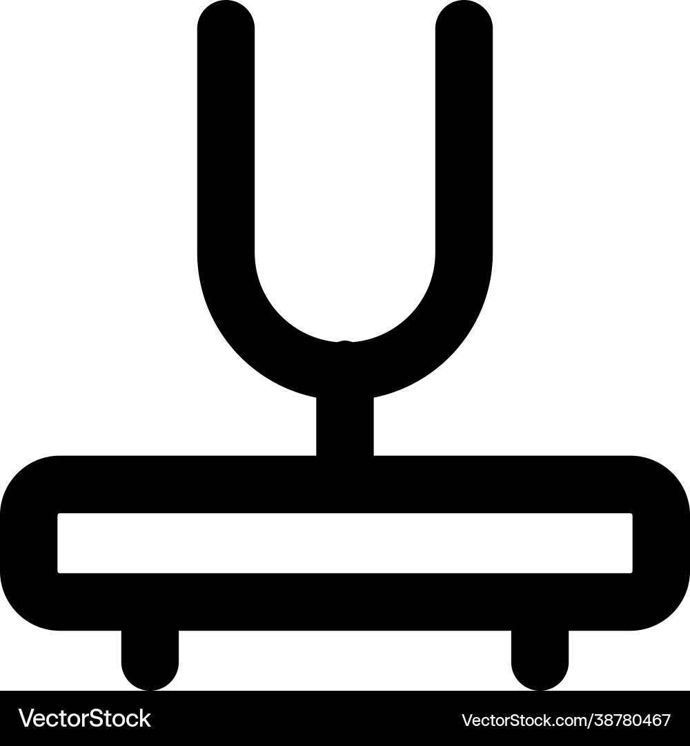 Tuning fork Vector Image