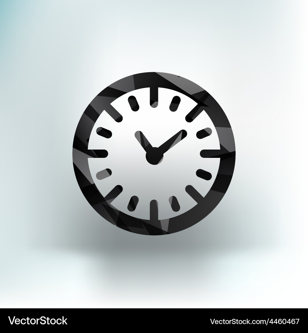 Watch clock icon time timer Vector Image