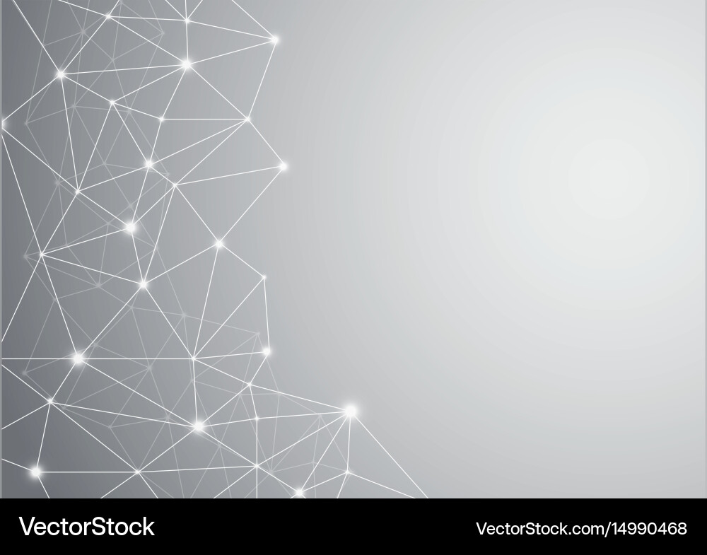 Abstract computer generated on white background vector image