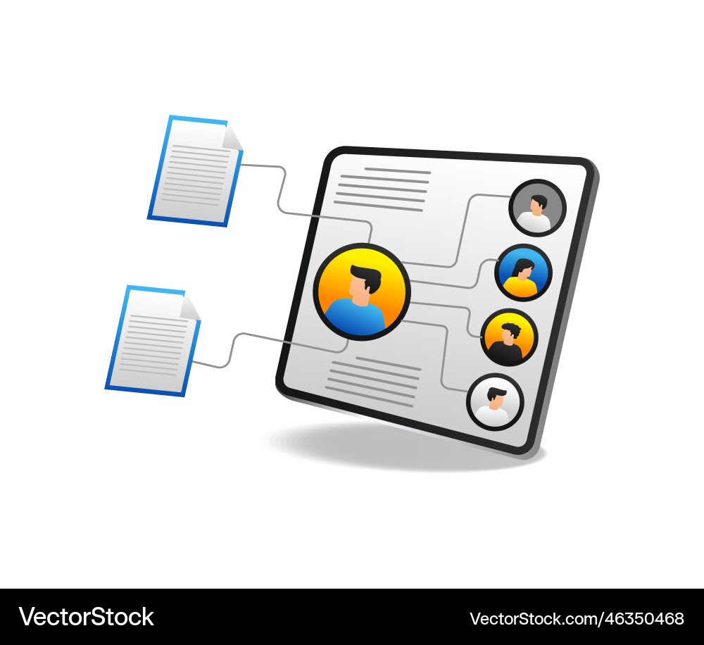 Business-Team-Netzwerkdaten isometric flat 3d Business-Team-Netzwerkdaten isometric flat 3d vektorbild