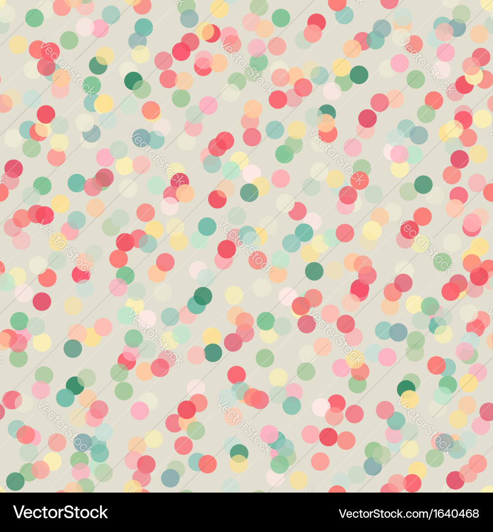 Multicolored Light Dot Seamless Pattern vector image