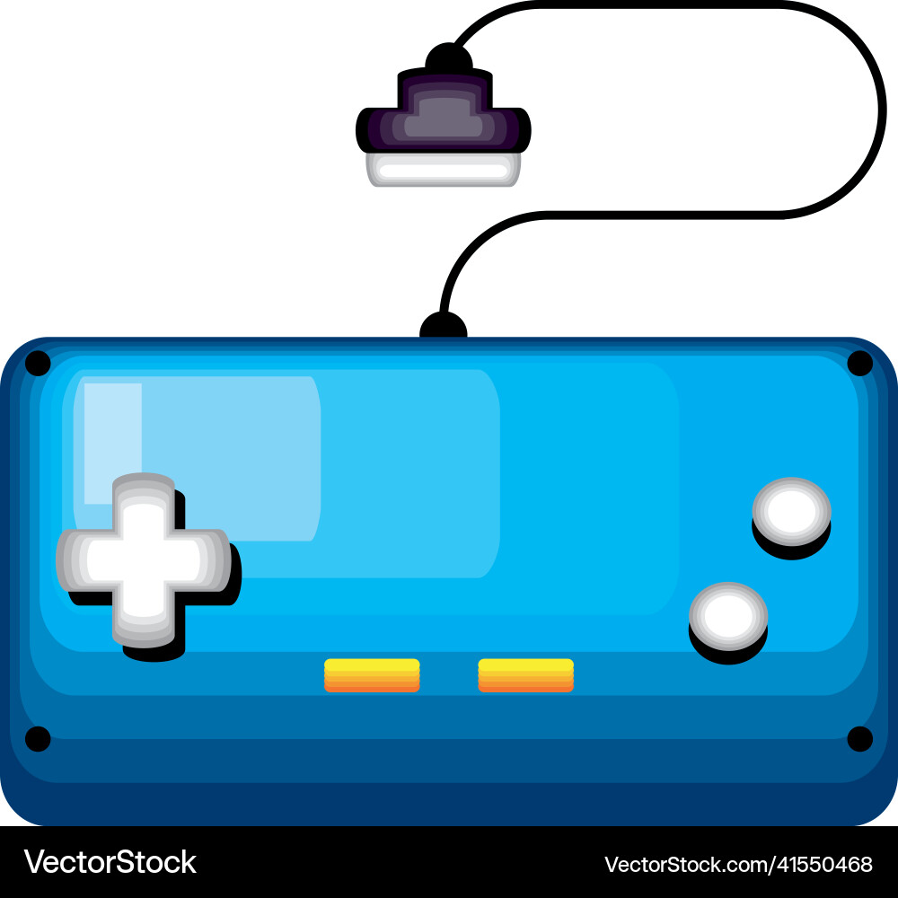 Retro Video Game Controller vector image