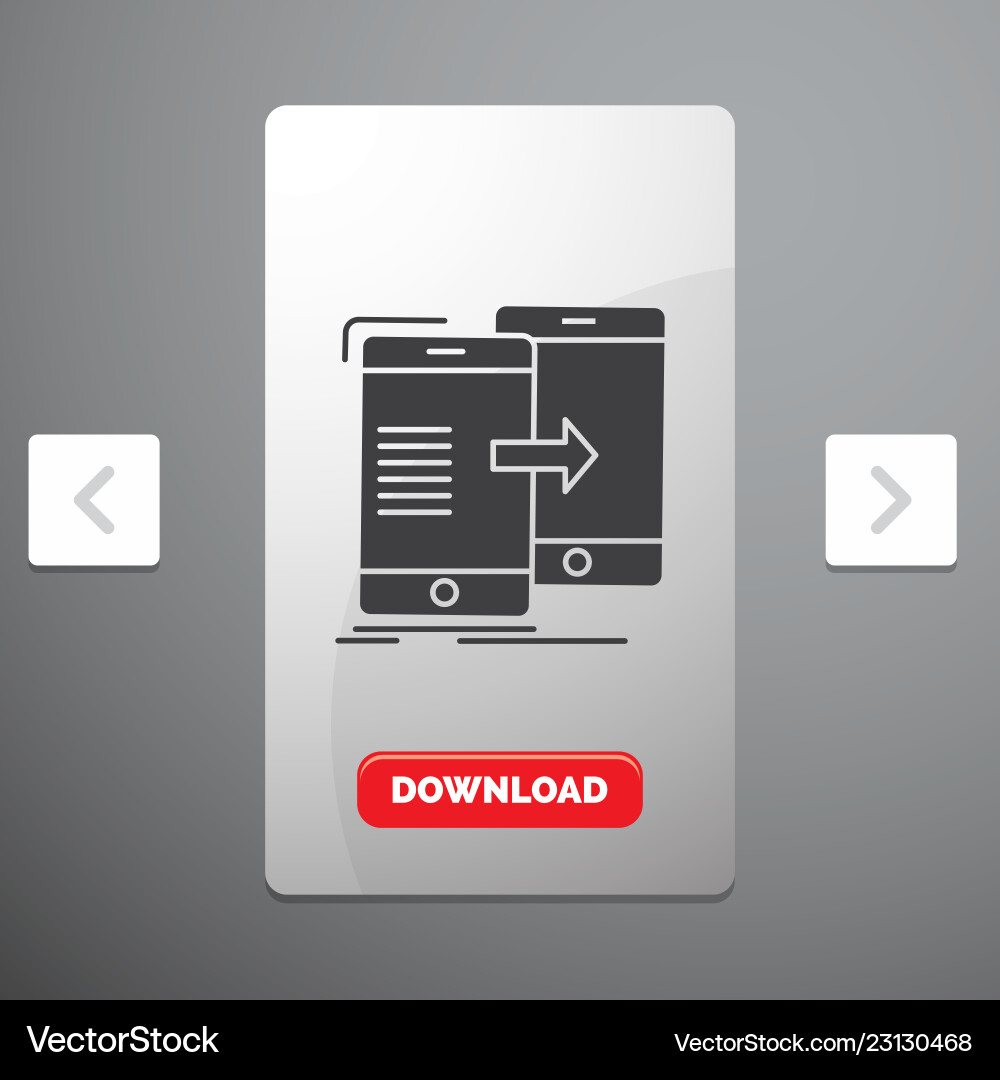 Synchronisierung der Datenfreigabe Glyph Synchronisierung der Datenfreigabe Glyph vektorbild