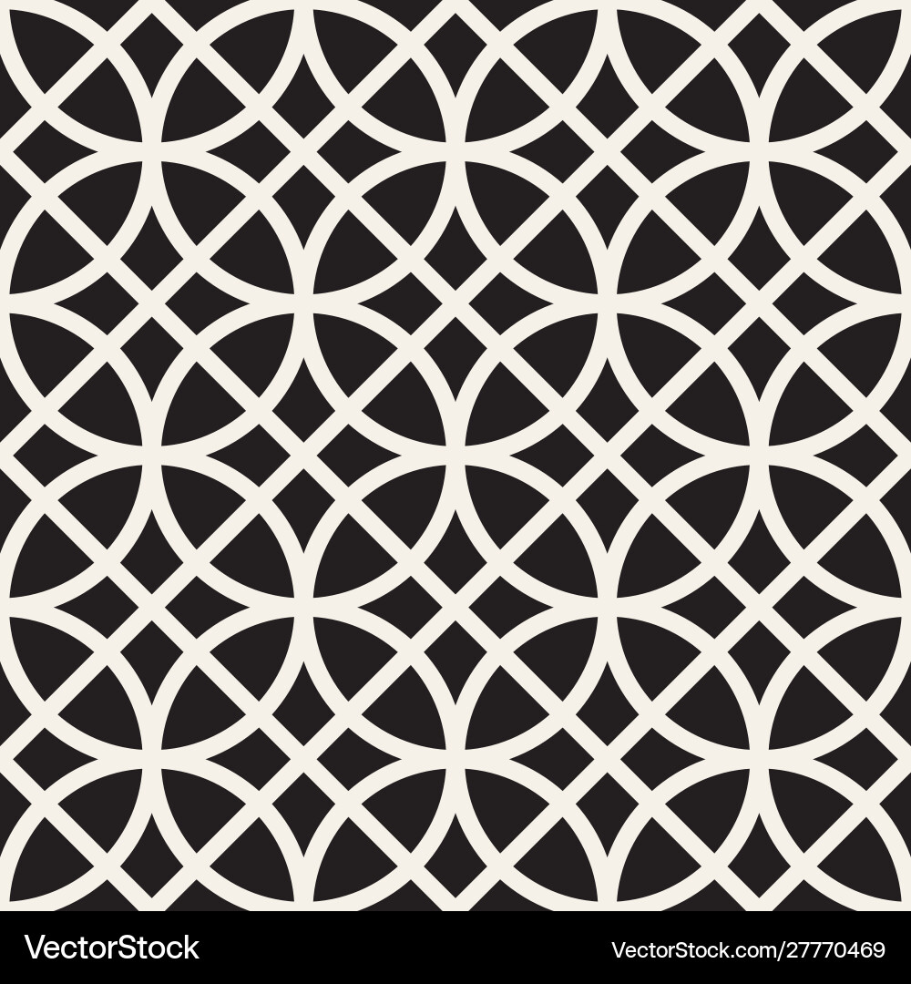 Geometric Lattice Pattern Vector Image