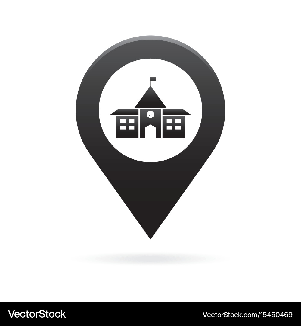 GPS Location Pointer Icon vector image