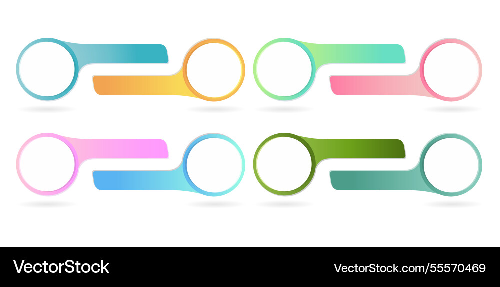 Infographic Elements - Data & Processes vector image