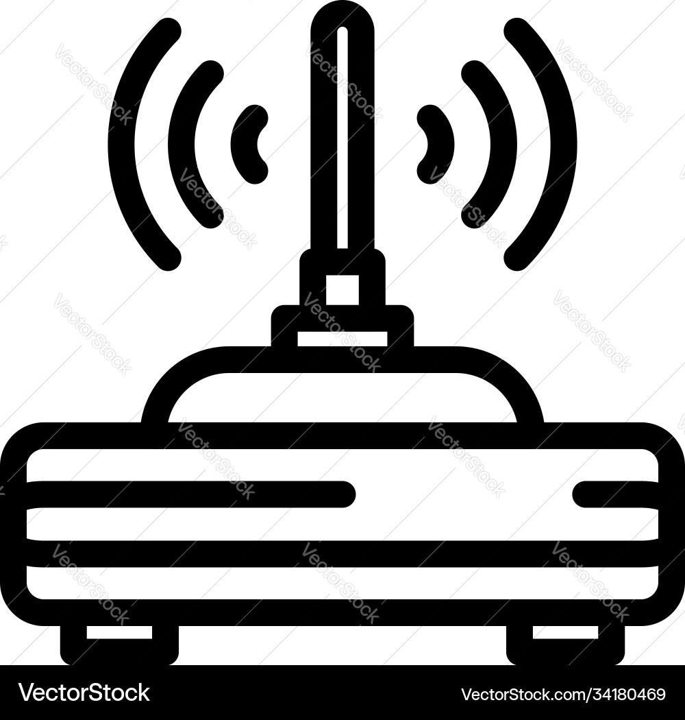 Modem router icon outline style Vector Image