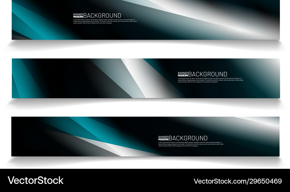 Modern web banner background abstract template Modern web banner background abstract template vector image