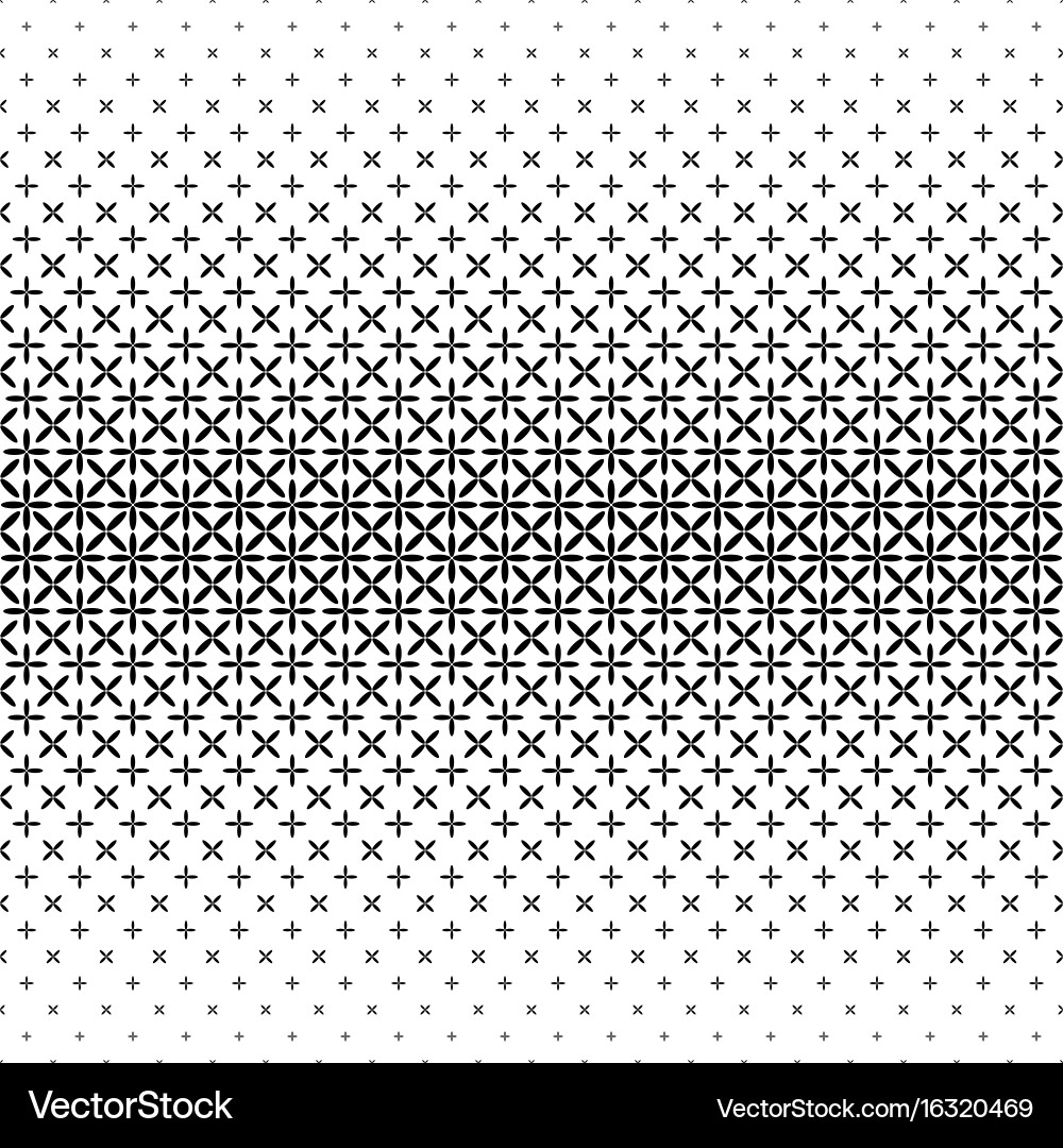 Monochrome star pattern - abstract background vector image