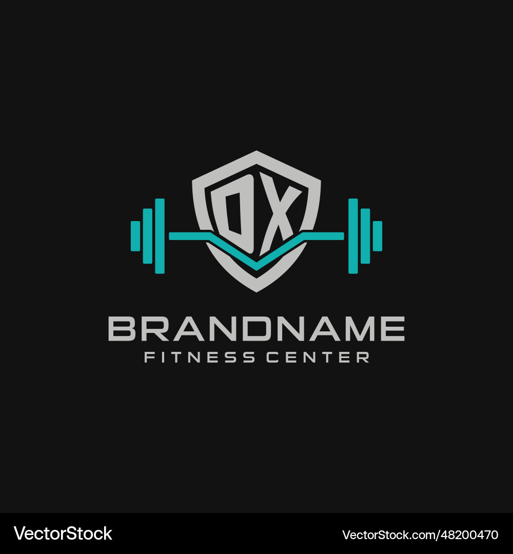 Kreativer Buchstabe dx Logo Design für Fitness oder Fitness Kreativer Buchstabe dx Logo Design für Fitness oder Fitness vektorbild