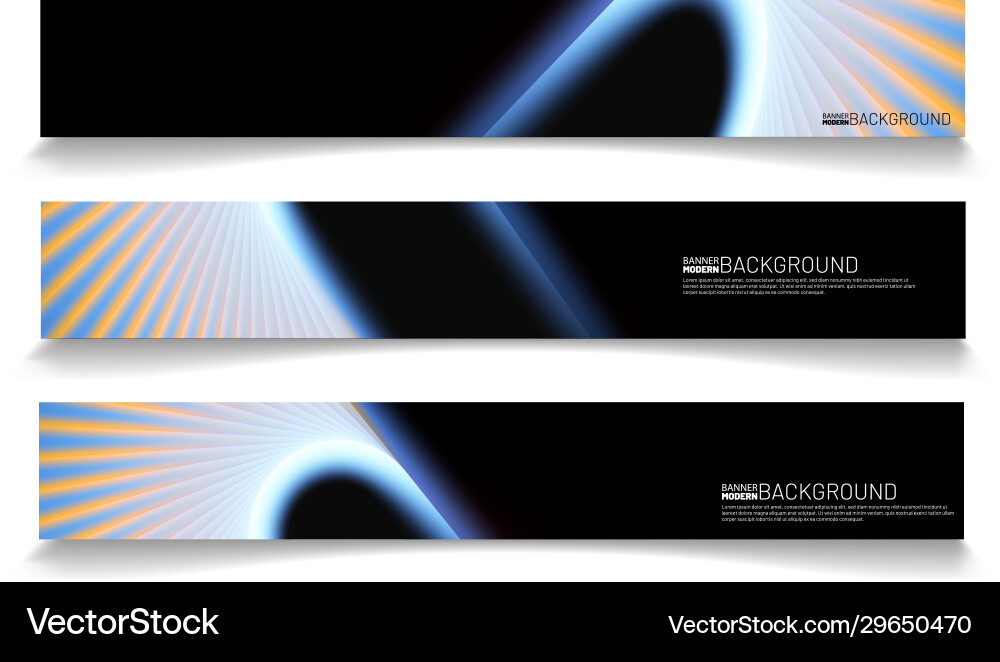 Modern web banner background abstract template Modern web banner background abstract template vector image