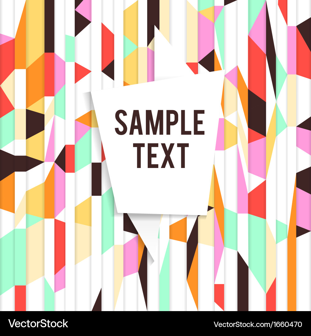 Retro abstract background Vector Image