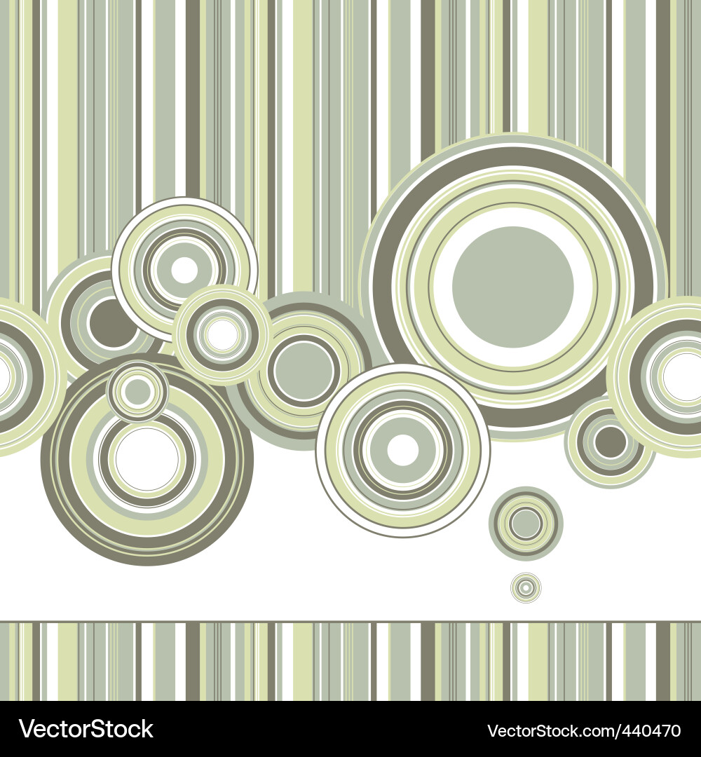 Retro Circle Pattern Vector Image