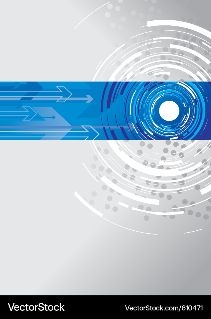 Abstract Circular Arrow Background Vector Image