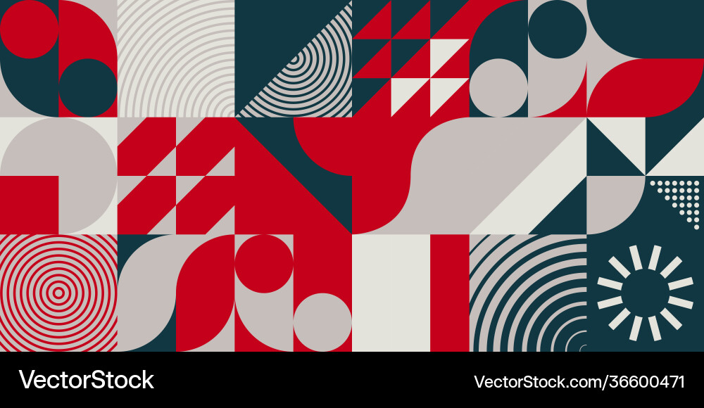 Horizontal abstract pattern design Horizontal abstract pattern design vector image