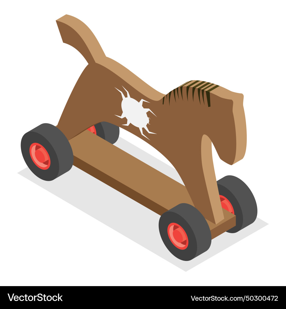 3d isometric flat set of hacker icons item 3d isometric flat set of hacker icons item Vector Image