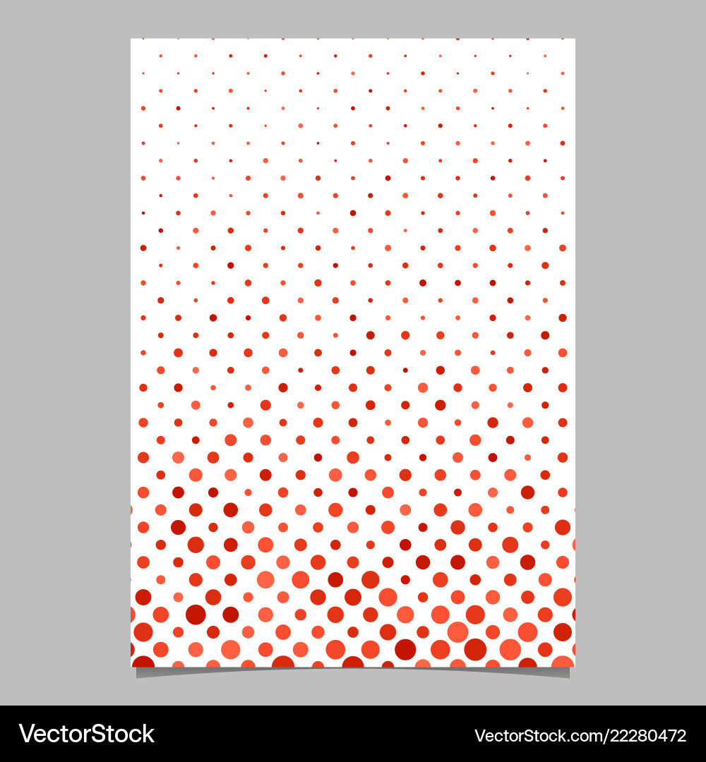Abstract repeating dot pattern brochure background vector image
