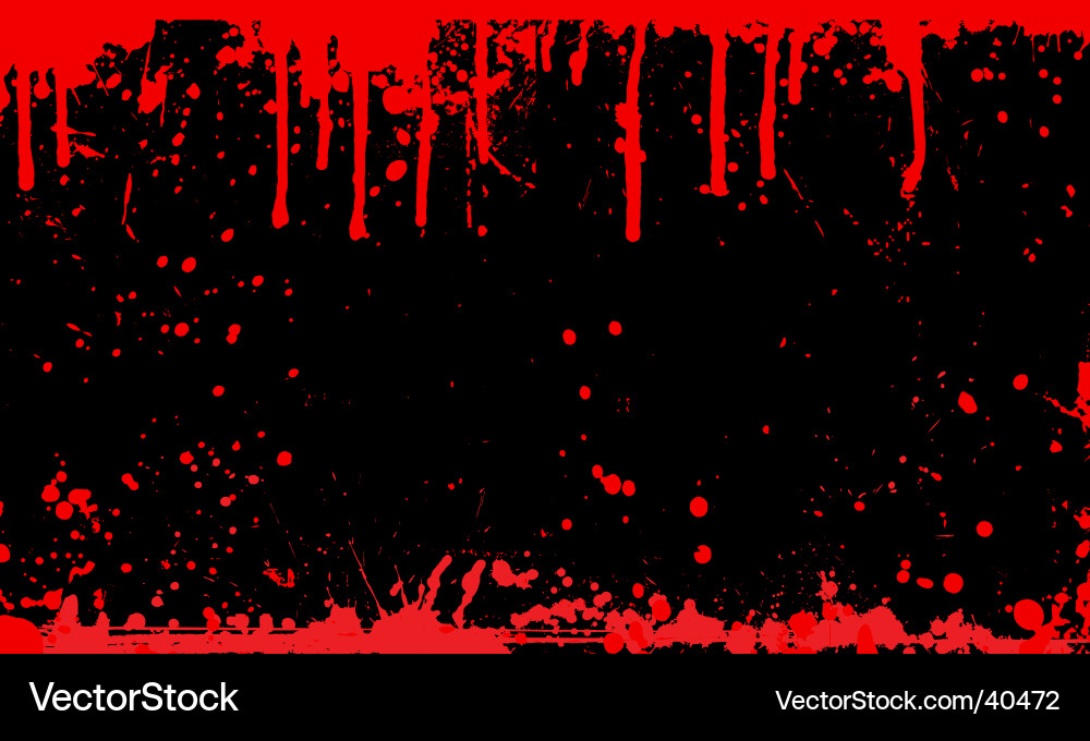 Crimson Splatter Vector Image