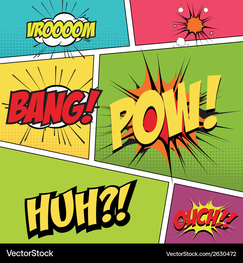 Different pop art objects making a special Vector Image