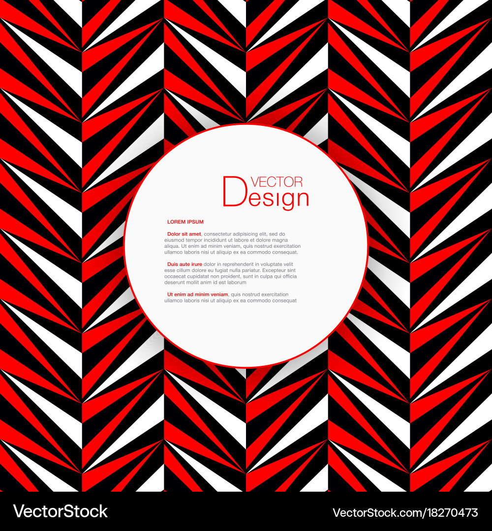 Abstract background with text box vector image
